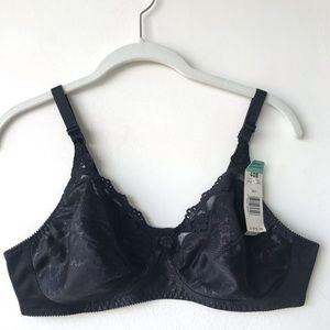Black Unlined Bra with Lace